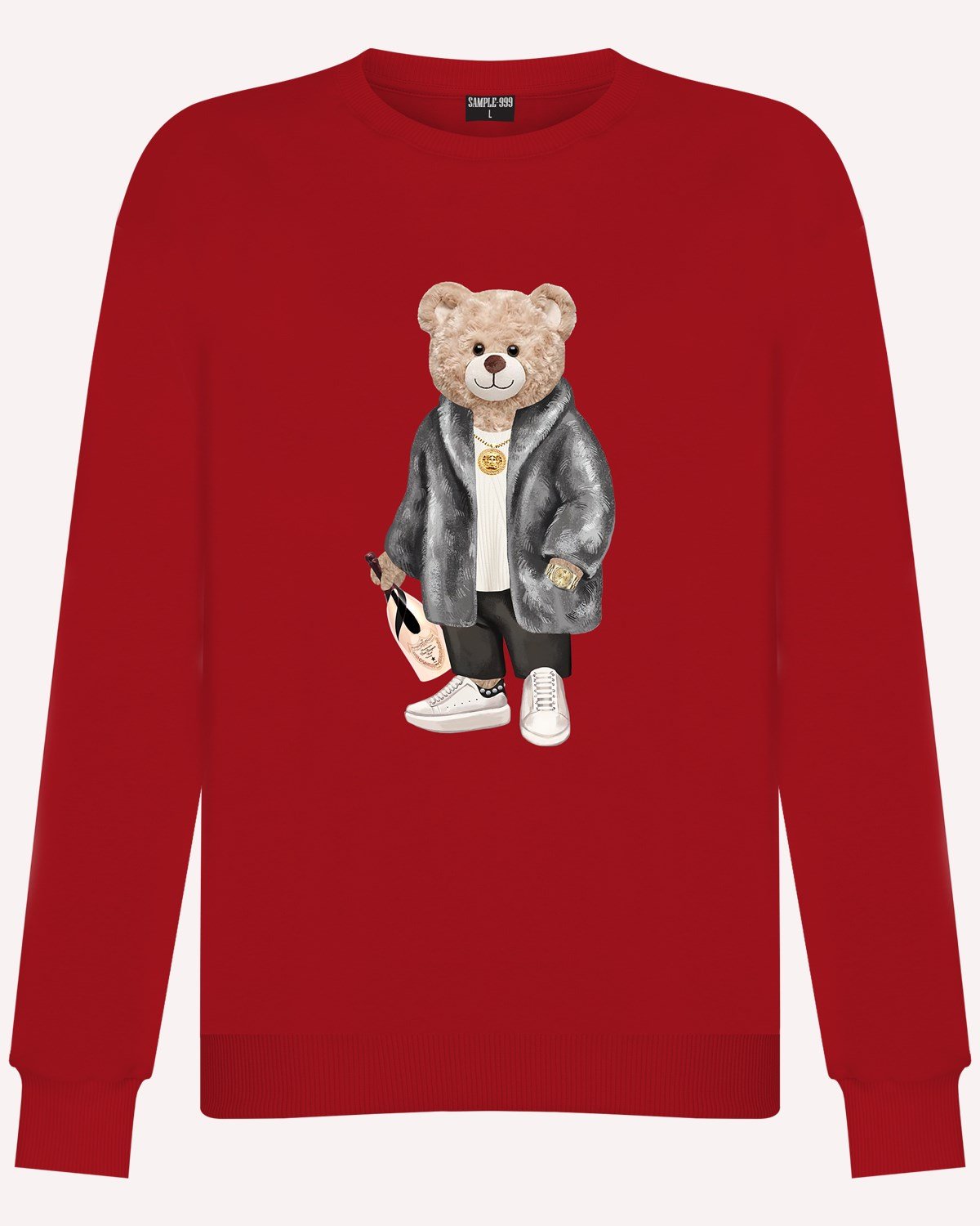 PRINTED TEDDY BEAR sweatshirt