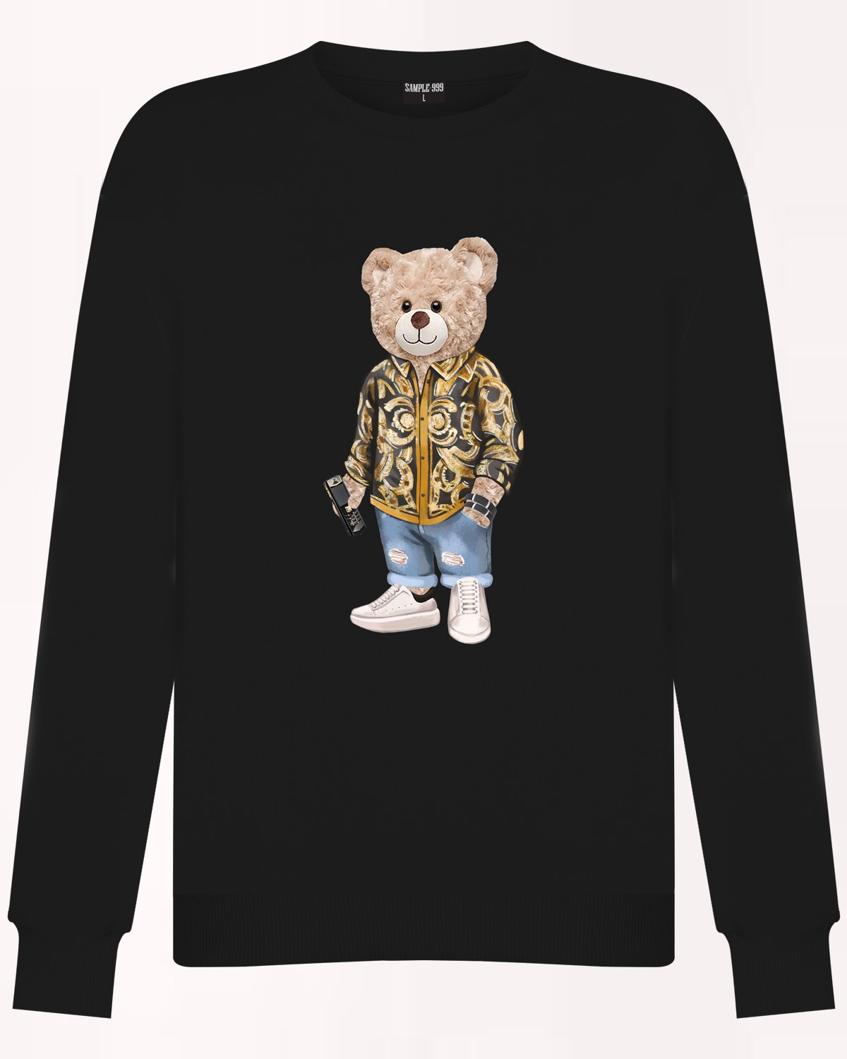 PRINTED TEDDY BEAR sweatshirt