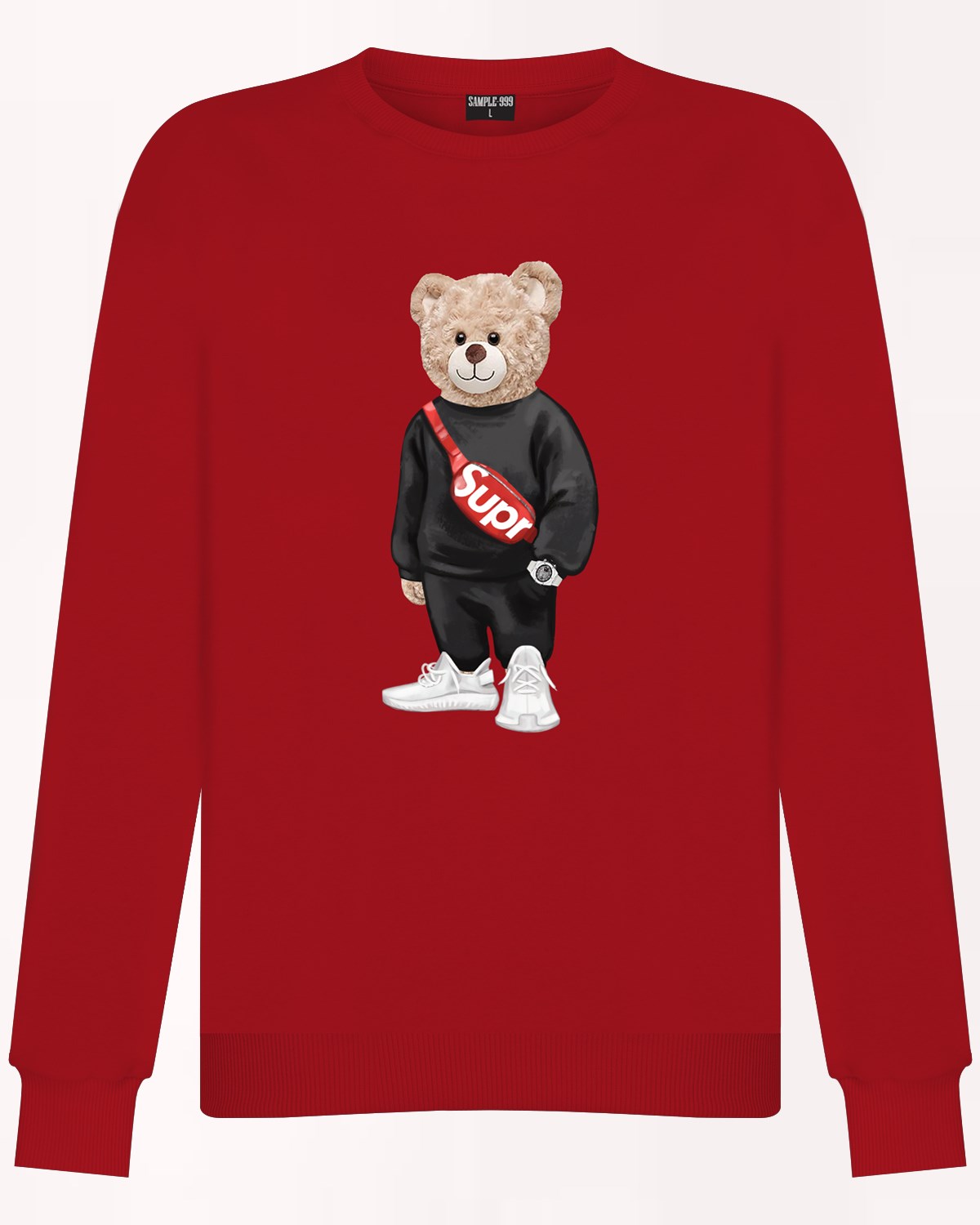 PRINTED TEDDY BEAR sweatshirt