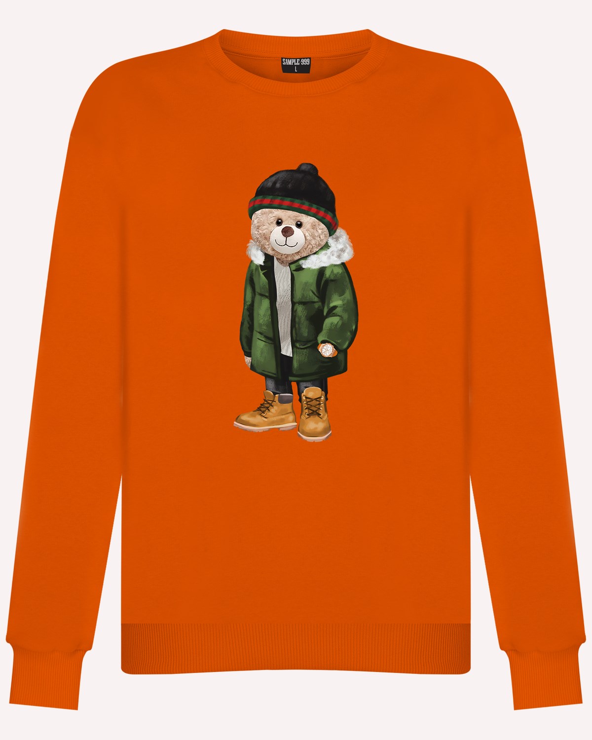 PRINTED TEDDY BEAR sweatshirt