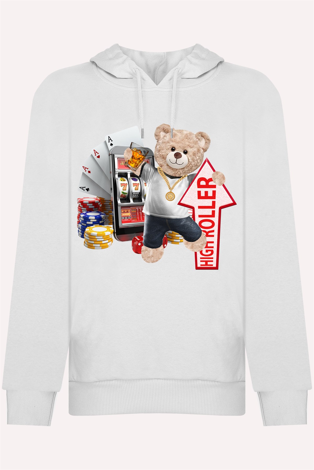 PRINTED TEDDY BEAR sweatshirt