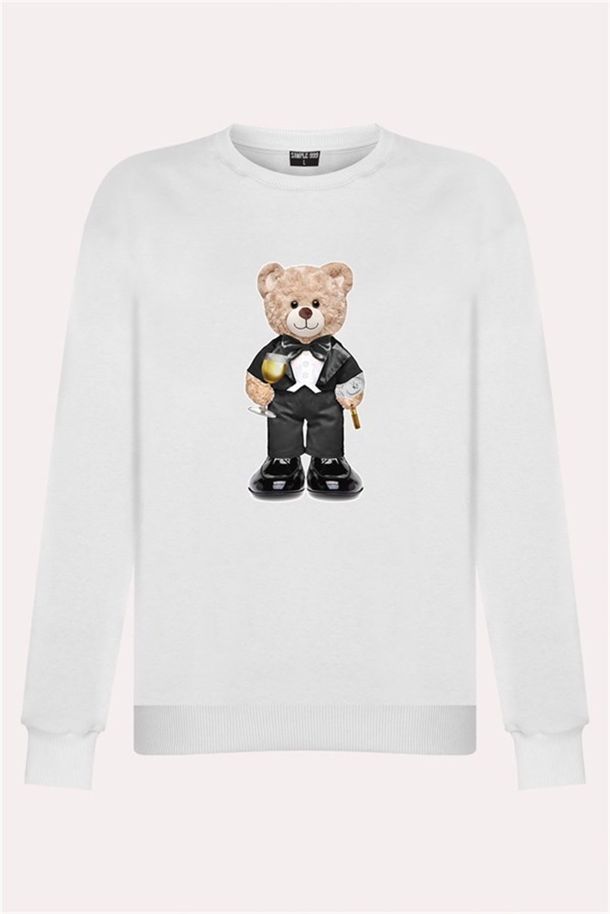 PRINTED TEDDY BEAR sweatshirt
