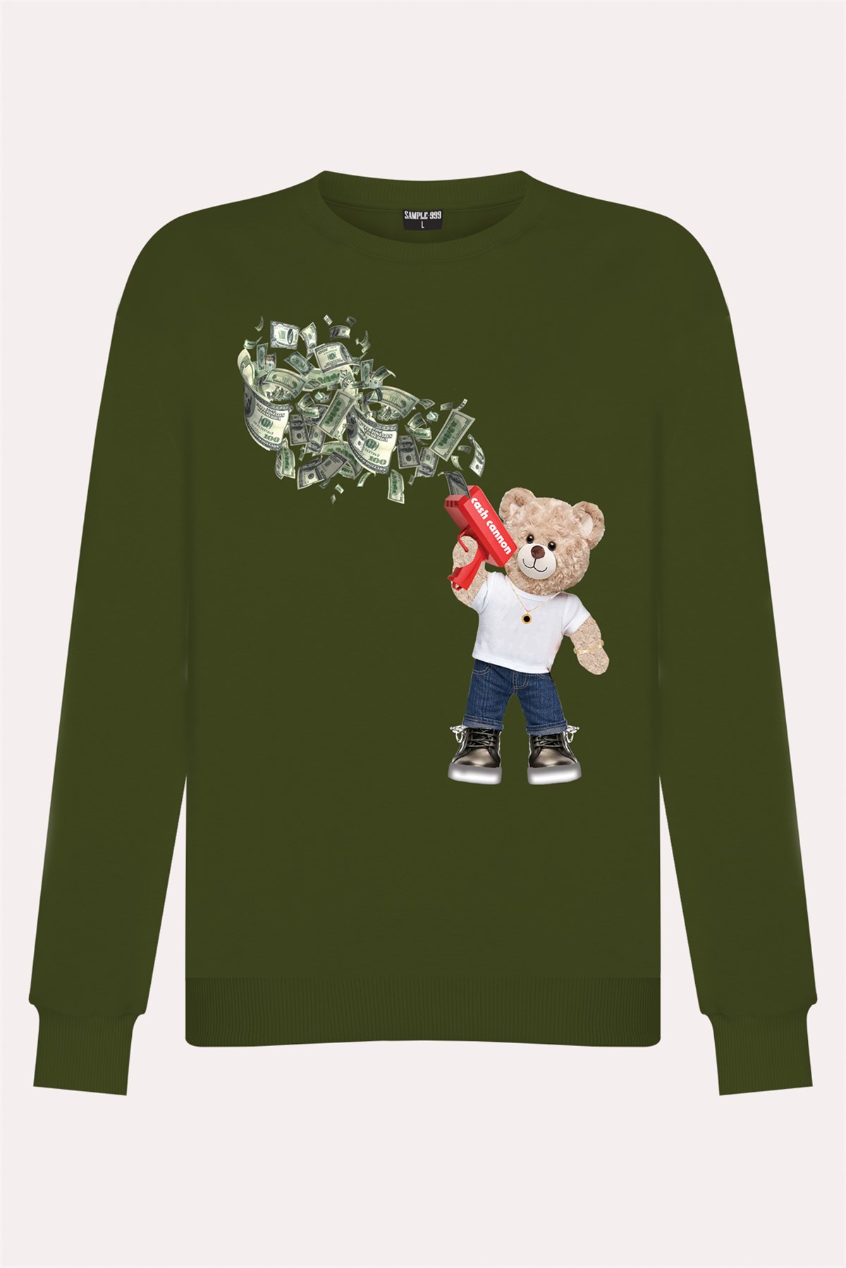 PRINTED TEDDY BEAR sweatshirt