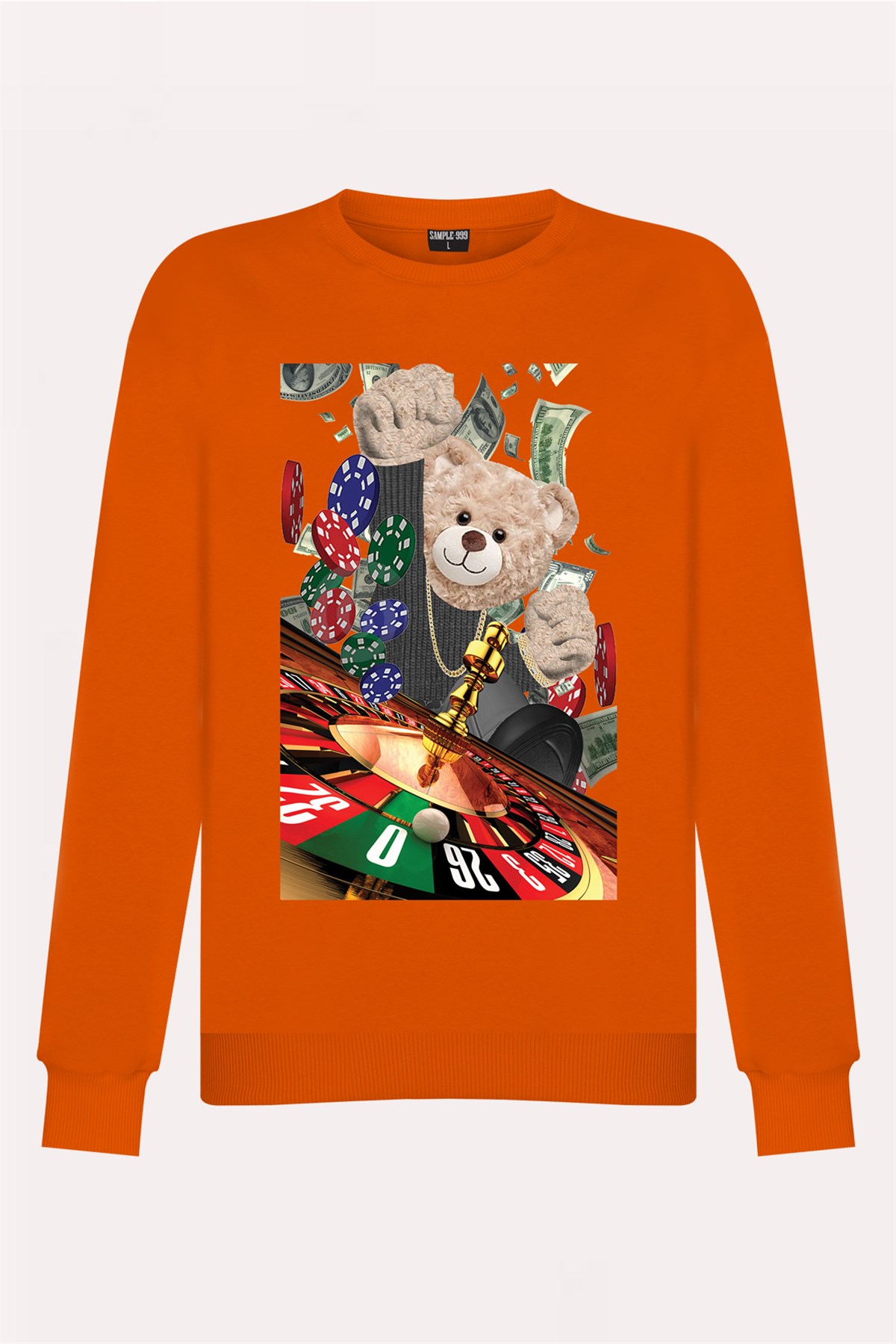 PRINTED TEDDY BEAR sweatshirt