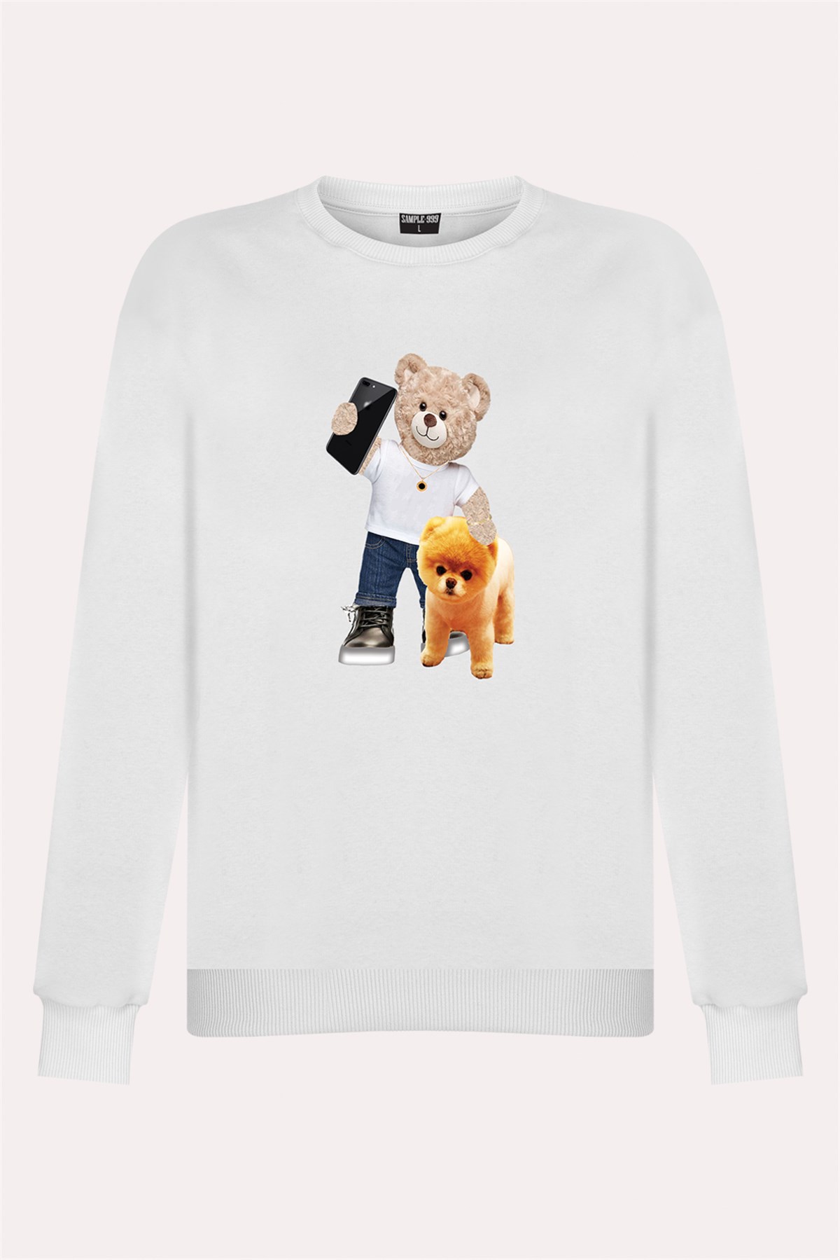 PRINTED TEDDY BEAR sweatshirt