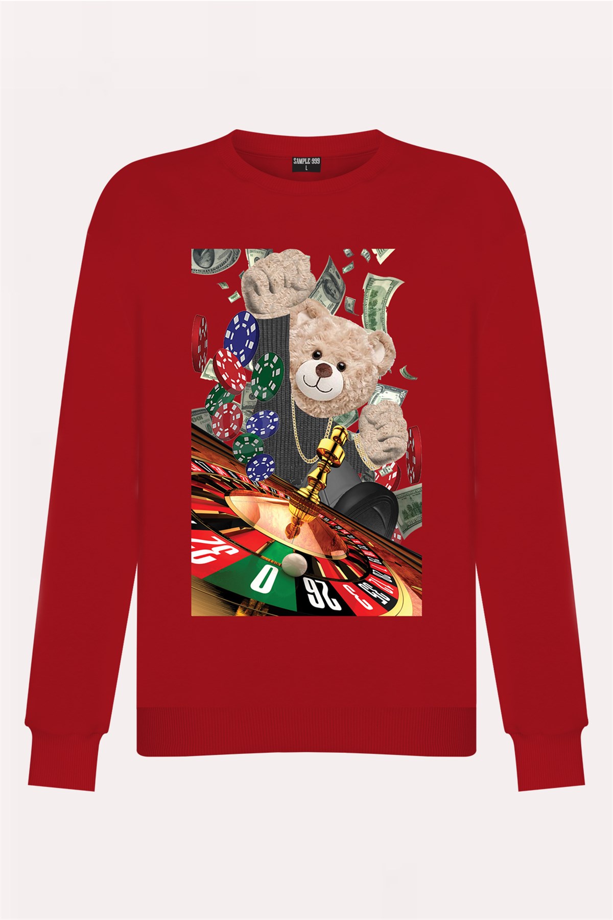 PRINTED TEDDY BEAR sweatshirt