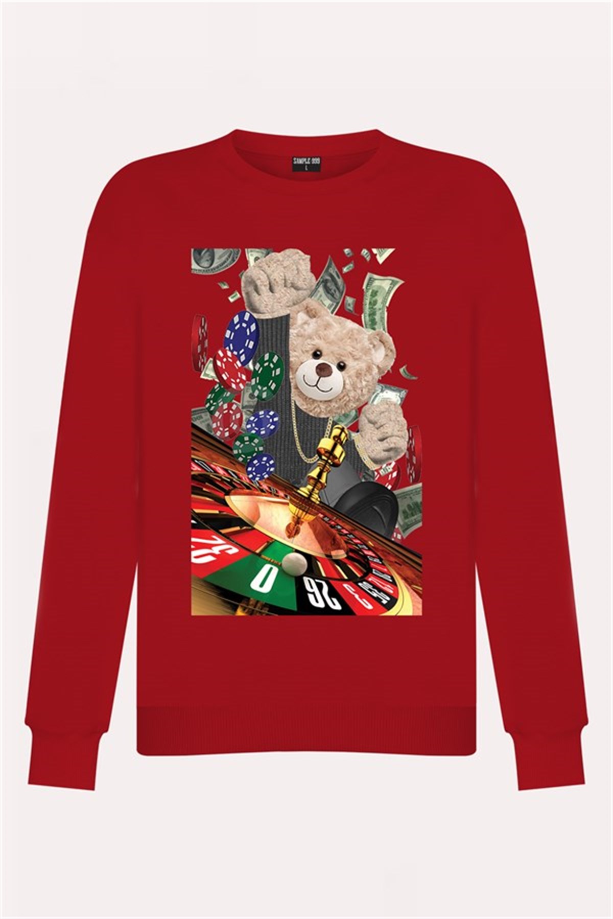 PRINTED TEDDY BEAR sweatshirt