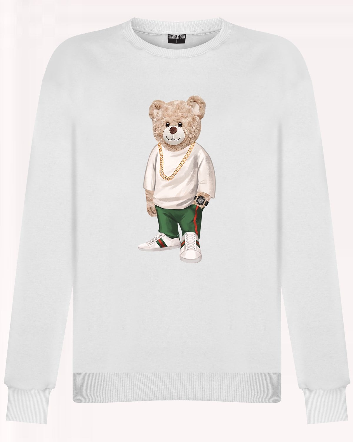 PRINTED TEDDY BEAR sweatshirt