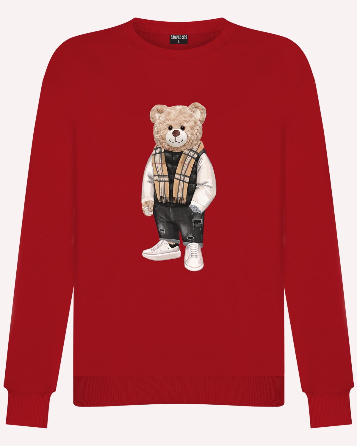 PRINTED TEDDY BEAR sweatshirt