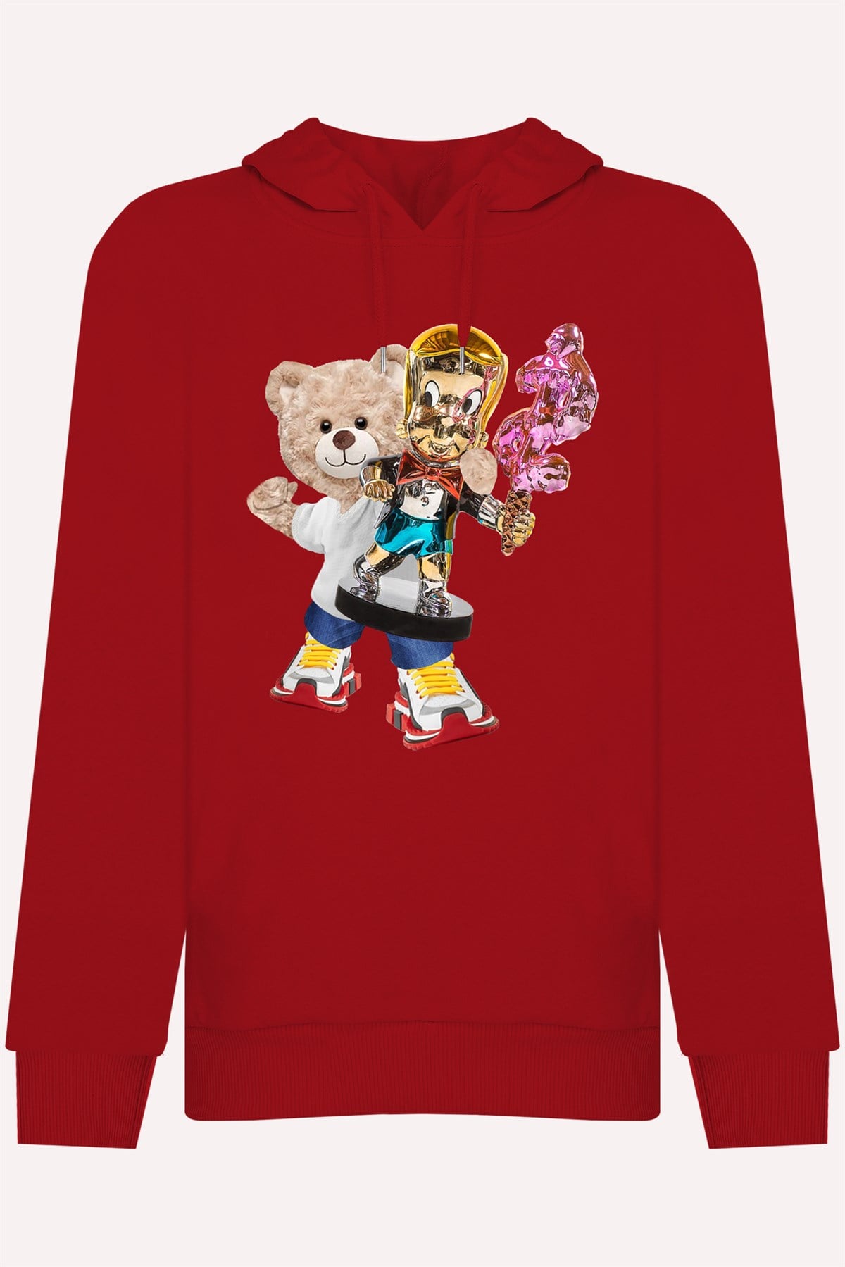 PRINTED TEDDY BEAR sweatshirt