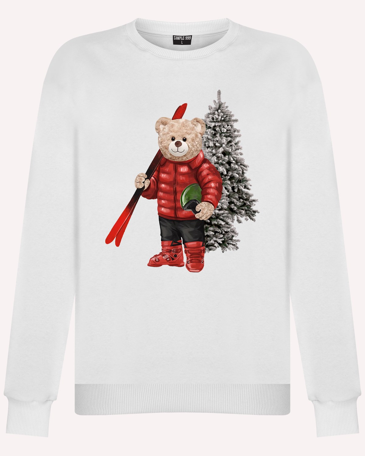 PRINTED TEDDY BEAR sweatshirt