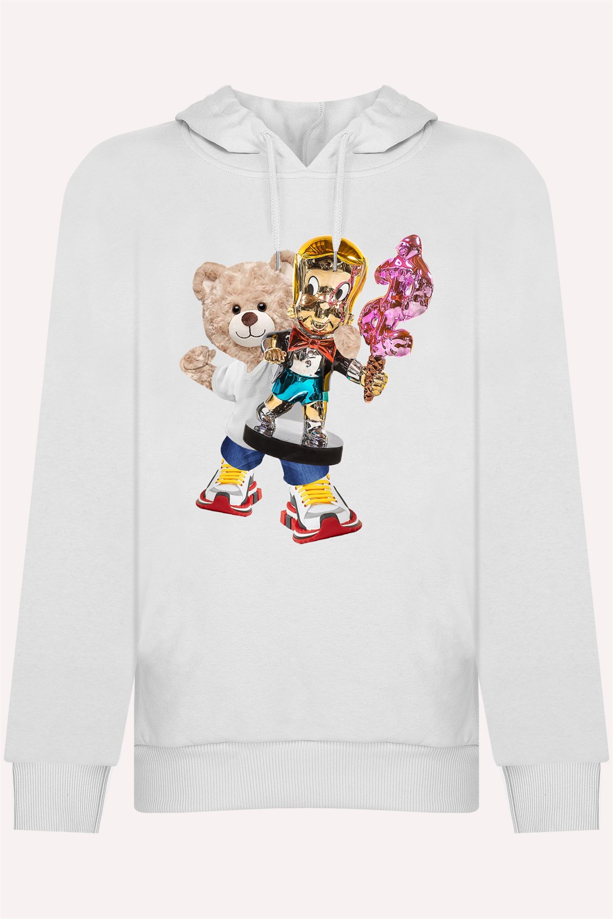PRINTED TEDDY BEAR sweatshirt