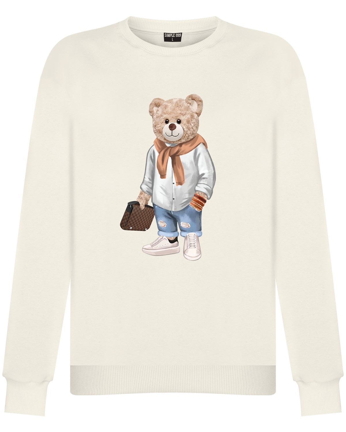 PRINTED TEDDY BEAR sweatshirt