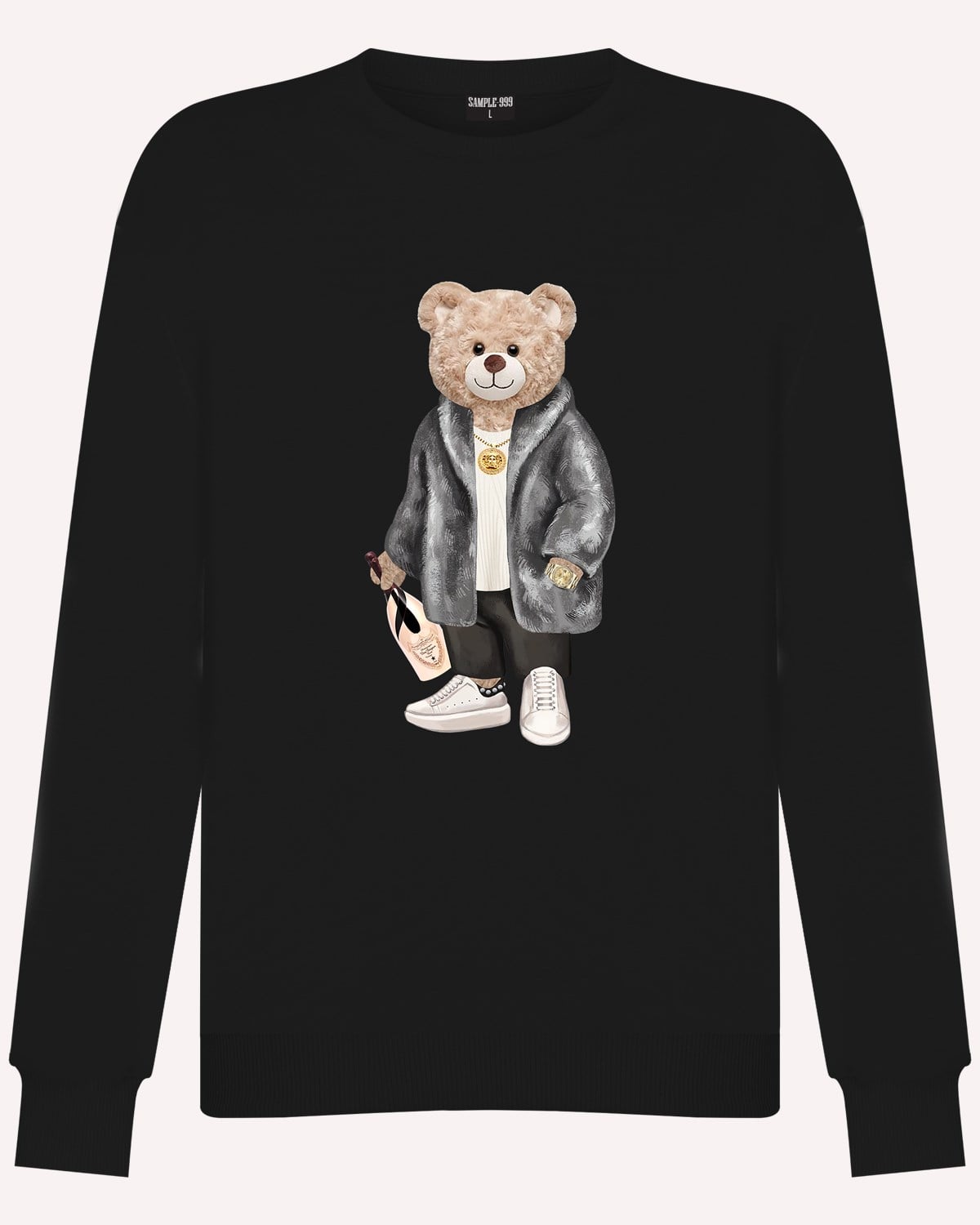 PRINTED TEDDY BEAR sweatshirt