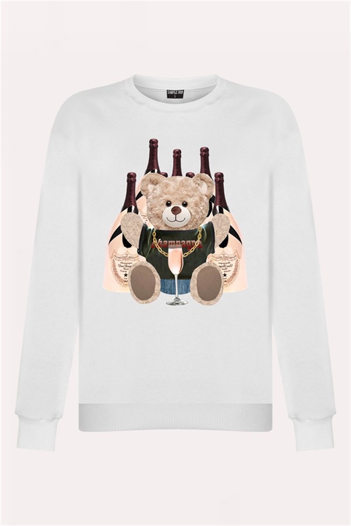 PRINTED TEDDY BEAR sweatshirt