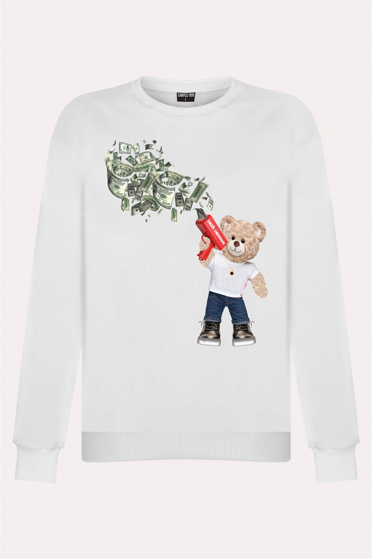 PRINTED TEDDY BEAR sweatshirt
