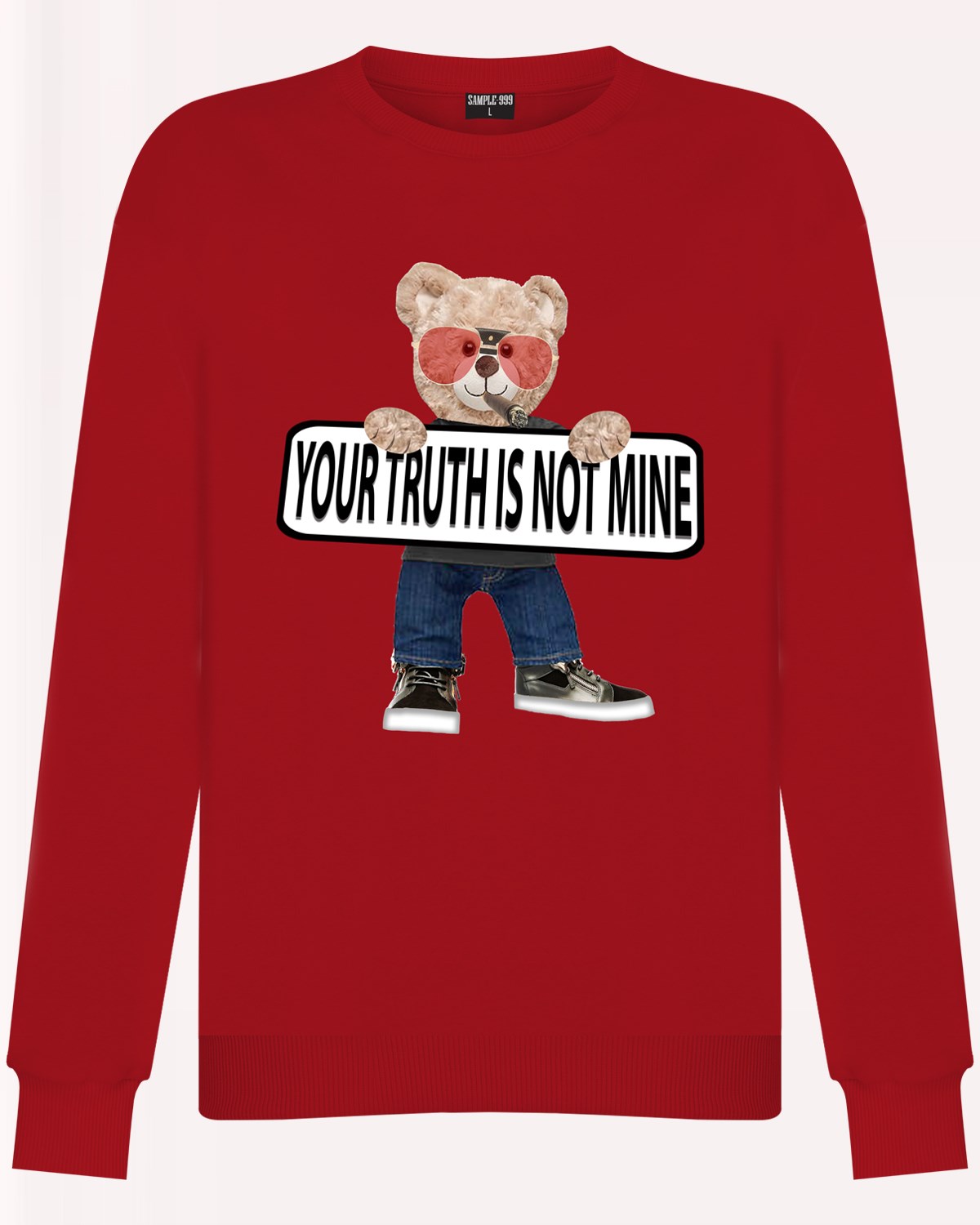 PRINTED TEDDY BEAR sweatshirt