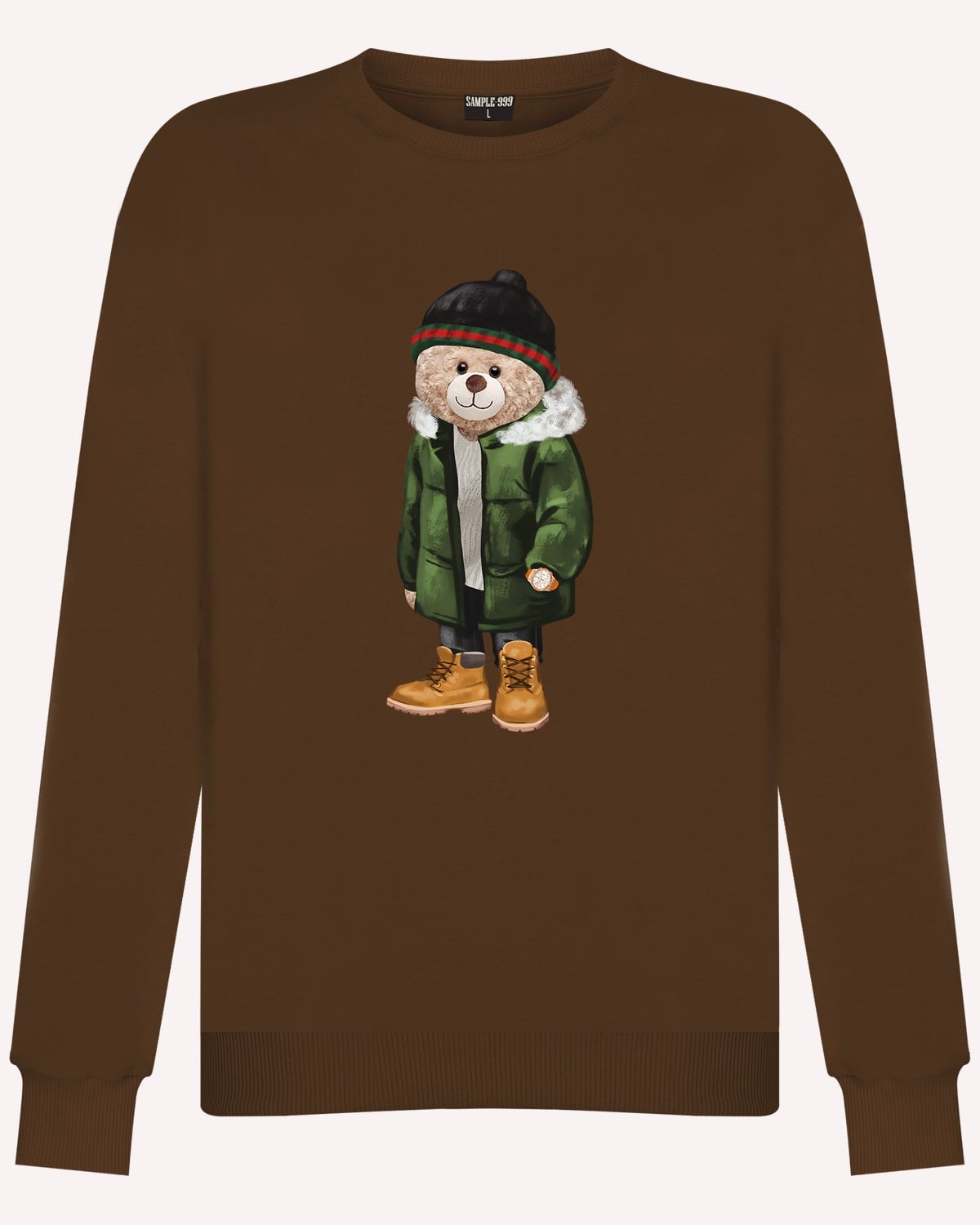 PRINTED TEDDY BEAR sweatshirt