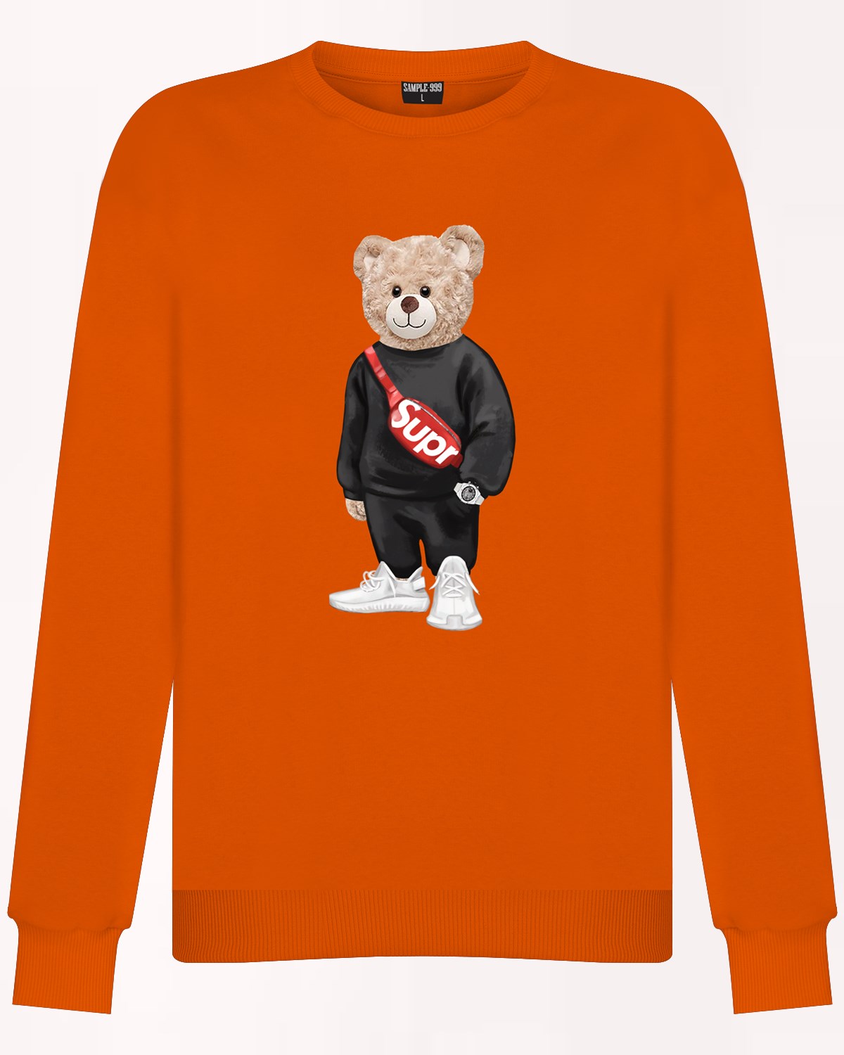 PRINTED TEDDY BEAR sweatshirt