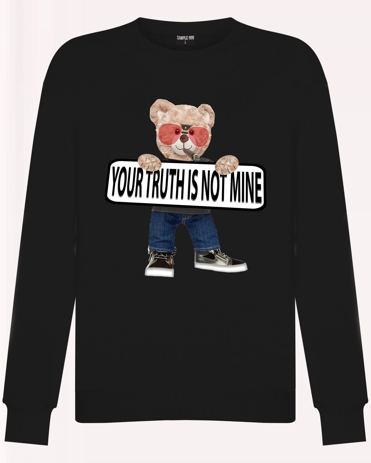 PRINTED TEDDY BEAR sweatshirt
