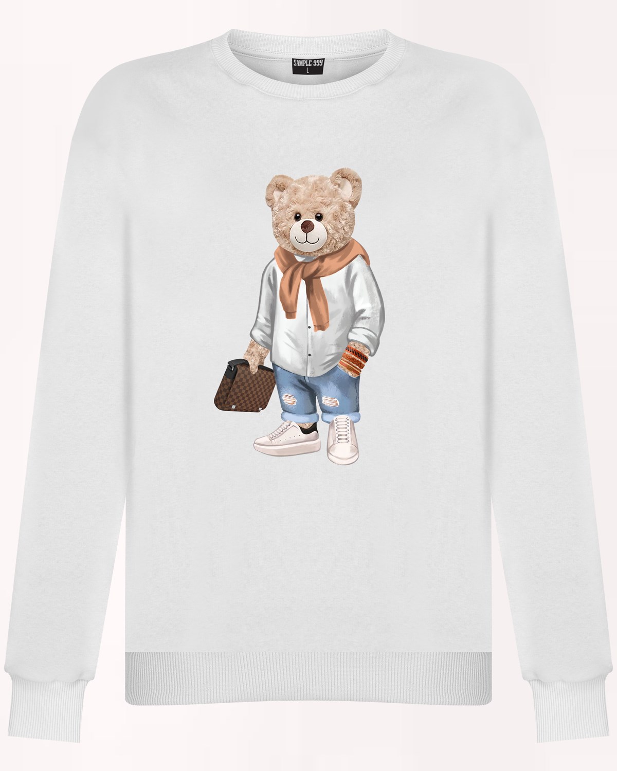 PRINTED TEDDY BEAR sweatshirt