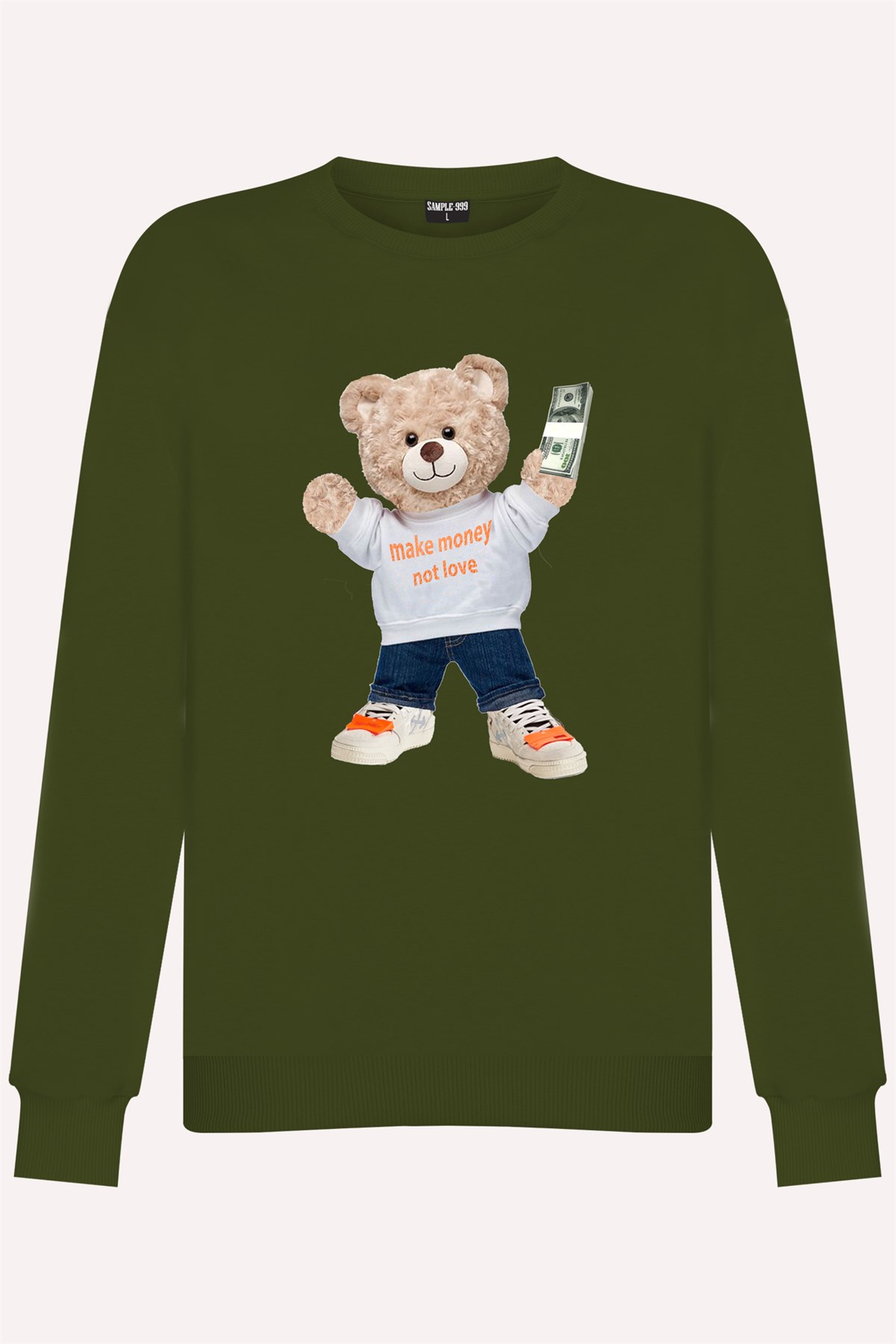 PRINTED TEDDY BEAR sweatshirt