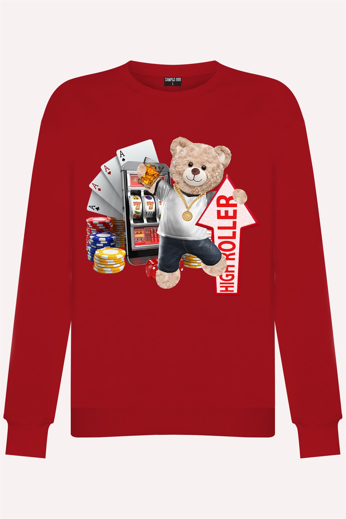 PRINTED TEDDY BEAR sweatshirt