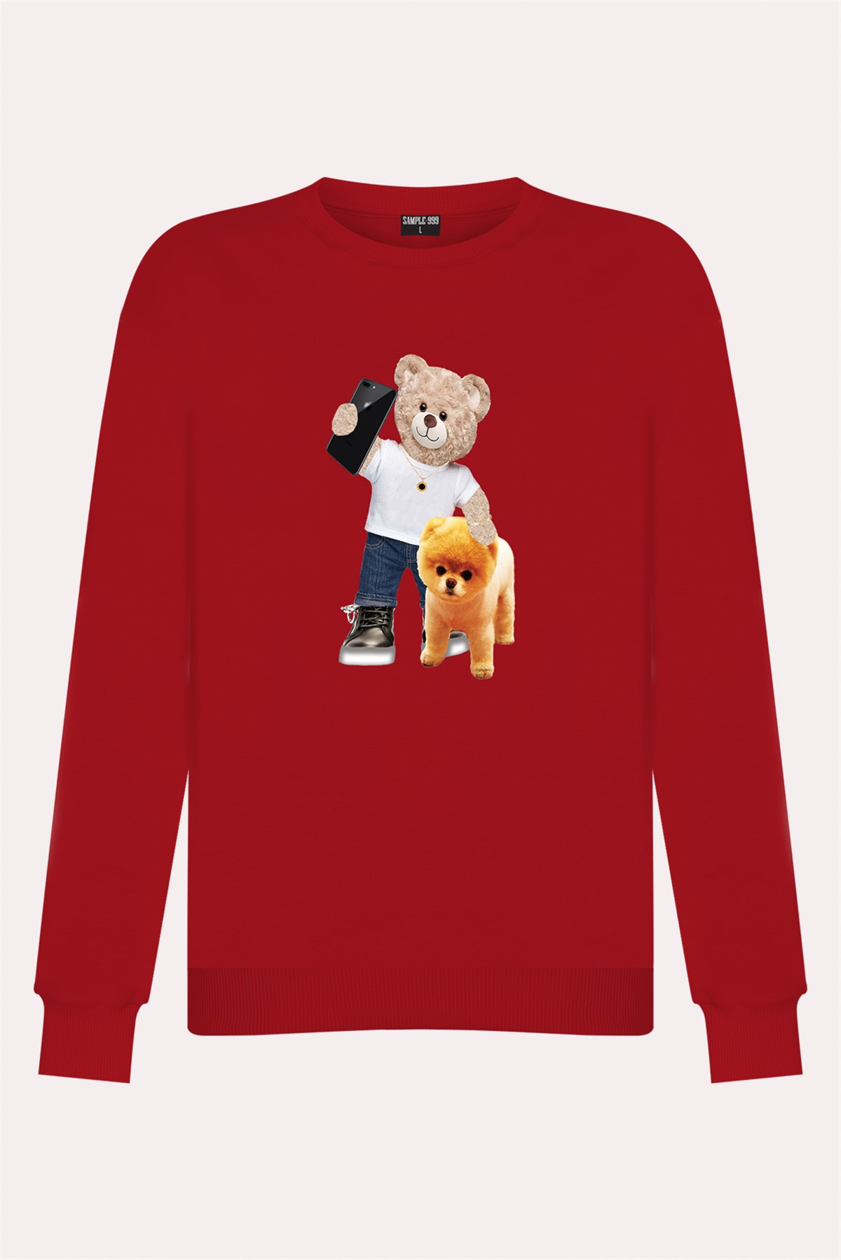 PRINTED TEDDY BEAR sweatshirt