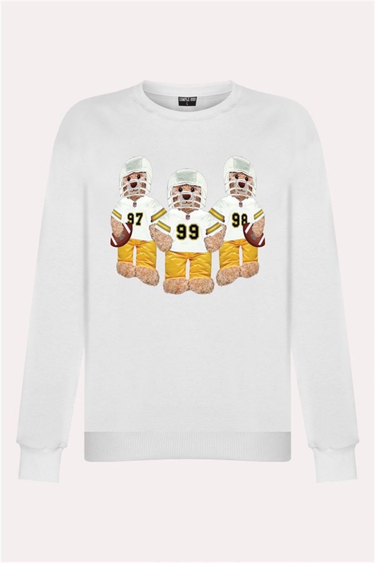 PRINTED TEDDY BEAR sweatshirt