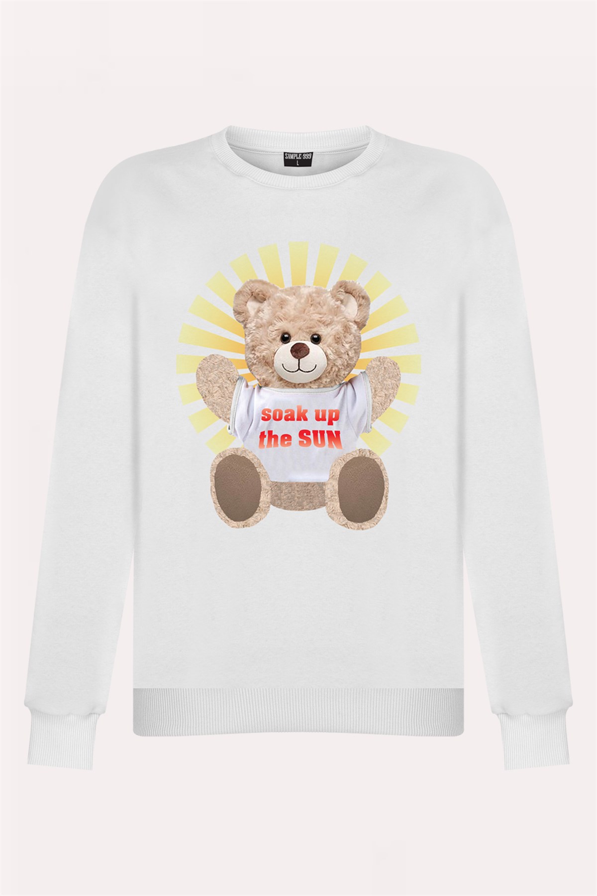 PRINTED TEDDY BEAR sweatshirt