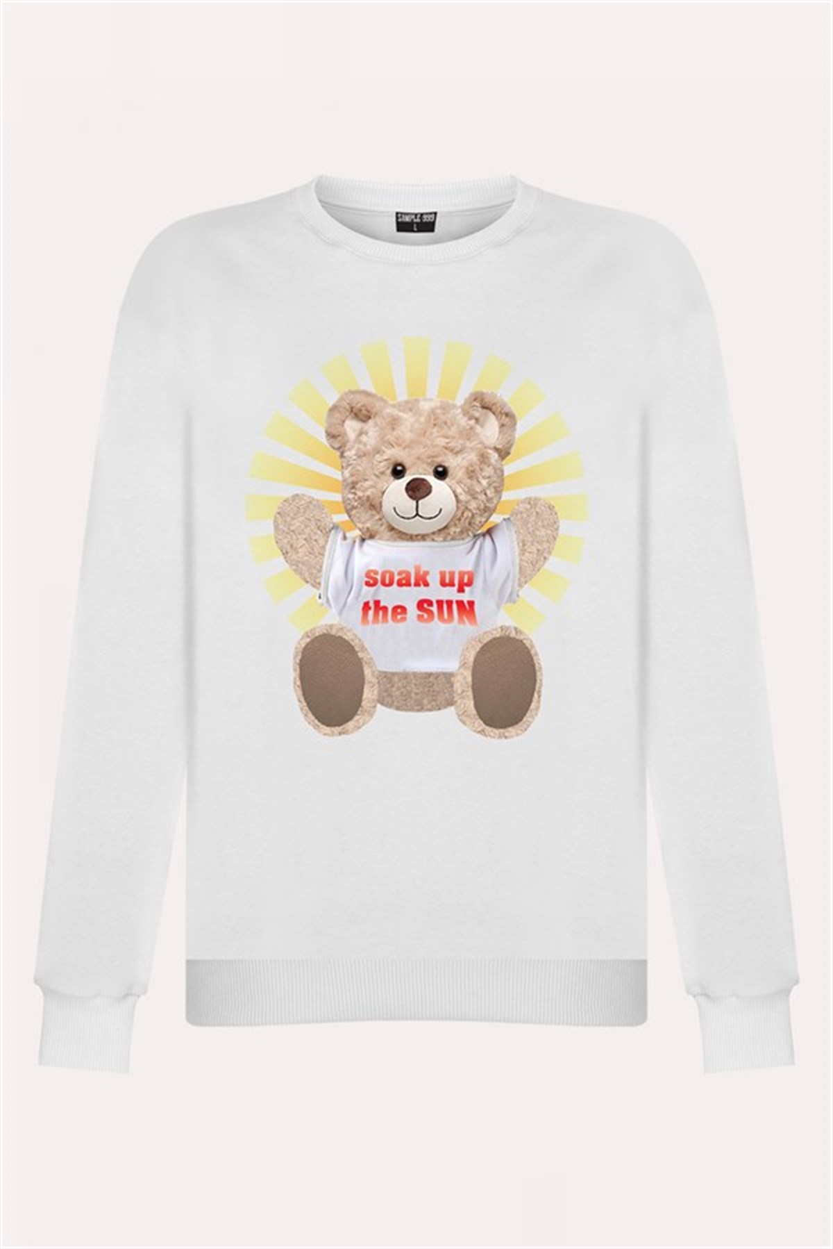 PRINTED TEDDY BEAR sweatshirt