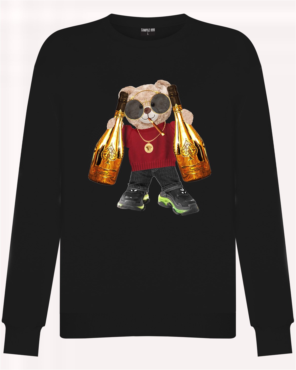 PRINTED TEDDY BEAR sweatshirt