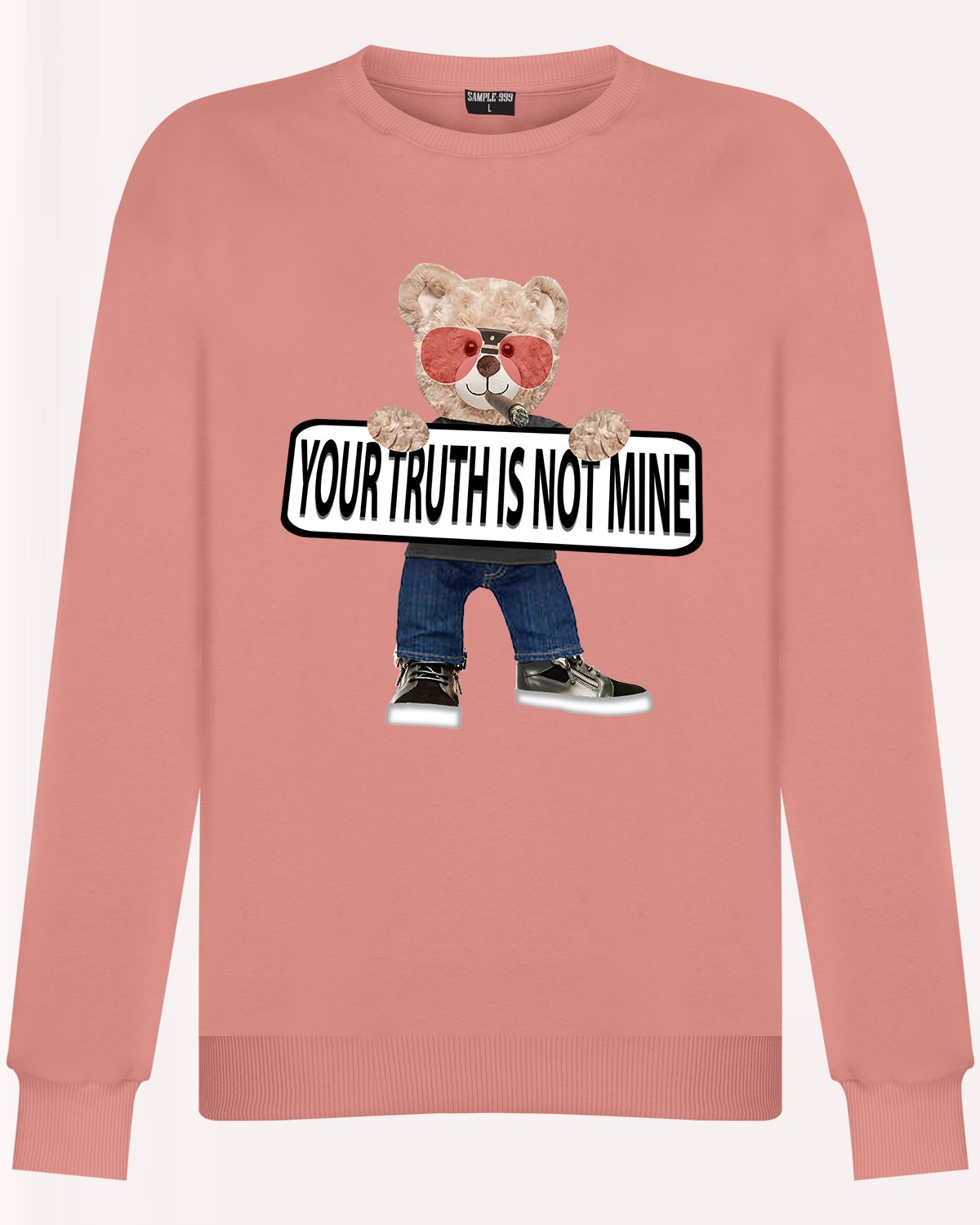 PRINTED TEDDY BEAR sweatshirt