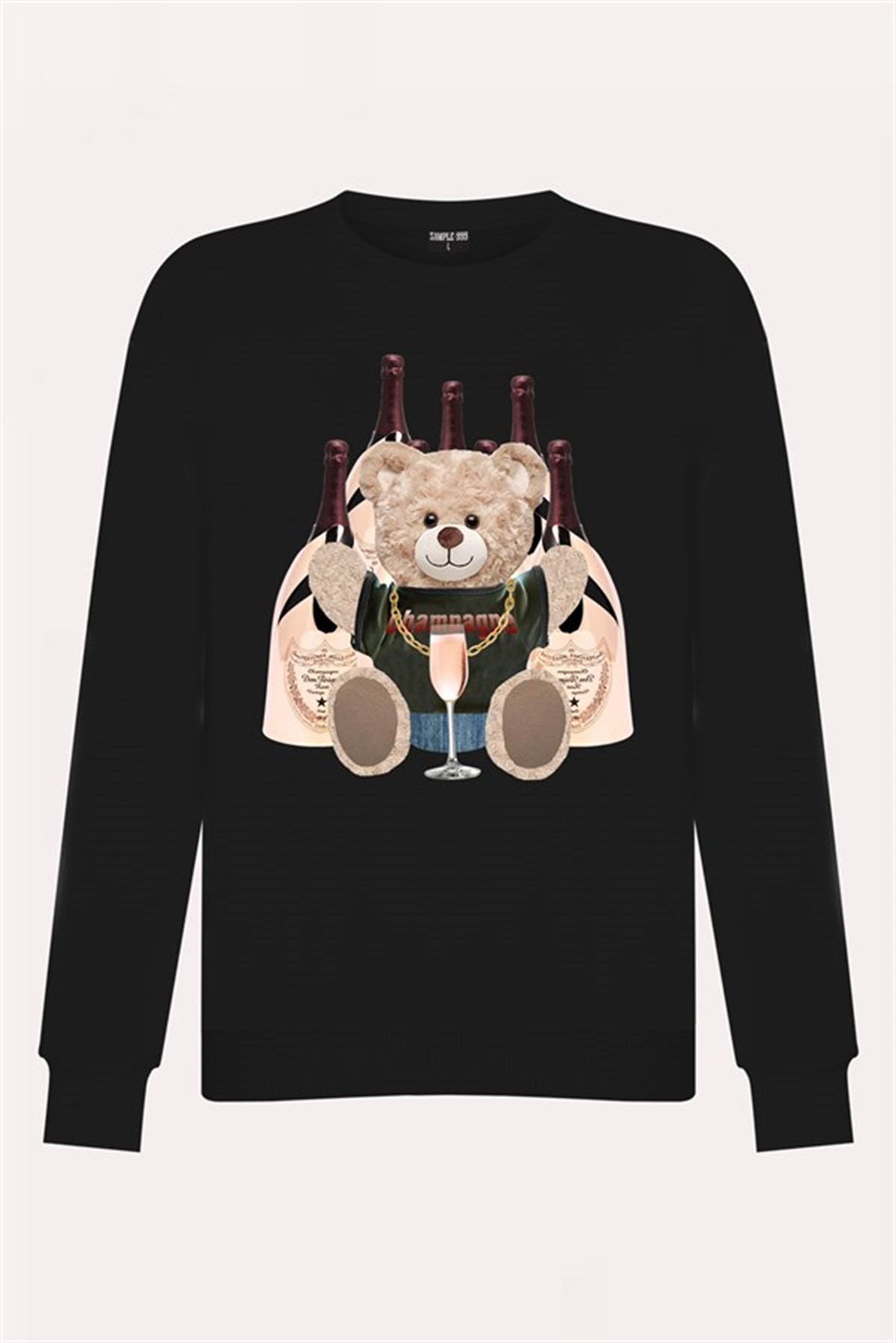PRINTED TEDDY BEAR sweatshirt