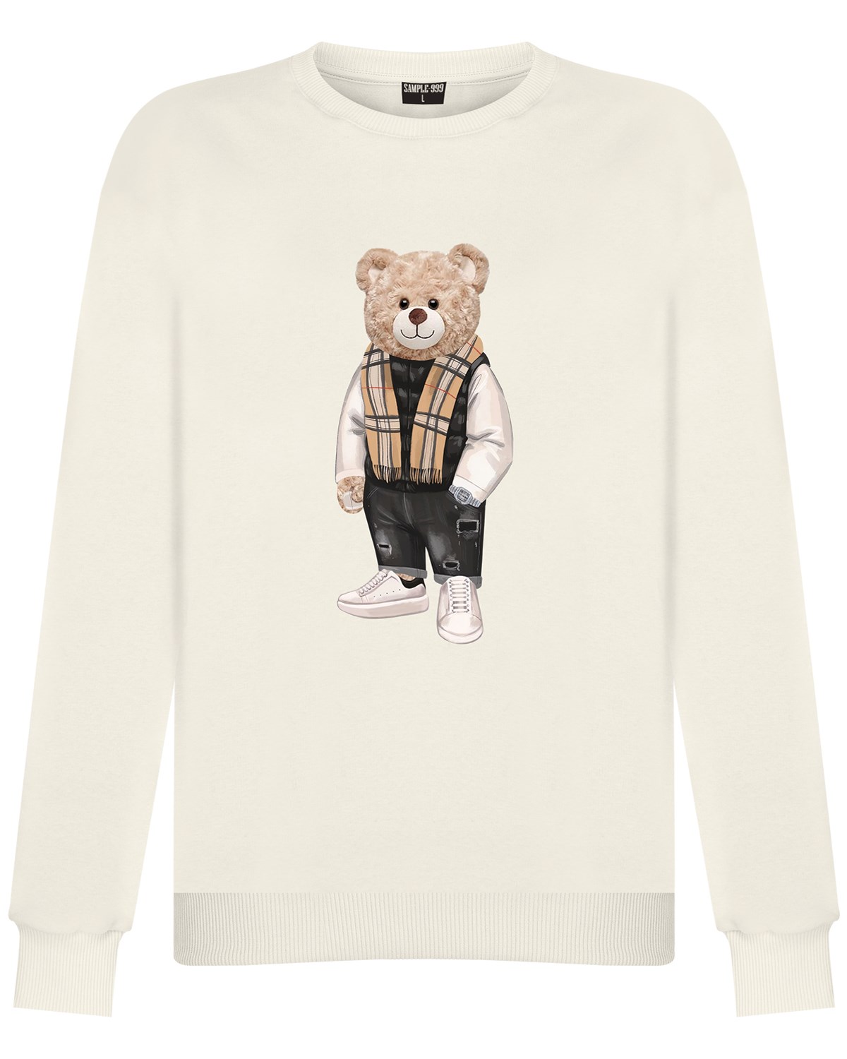 PRINTED TEDDY BEAR sweatshirt