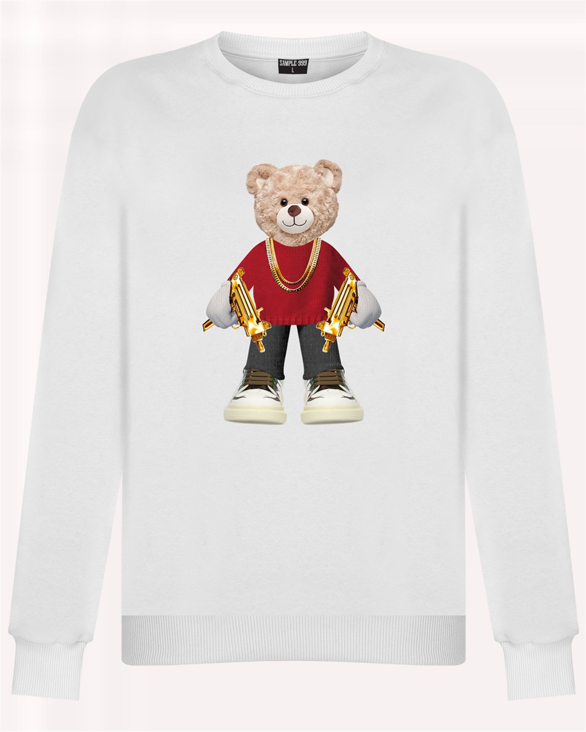 PRINTED TEDDY BEAR sweatshirt