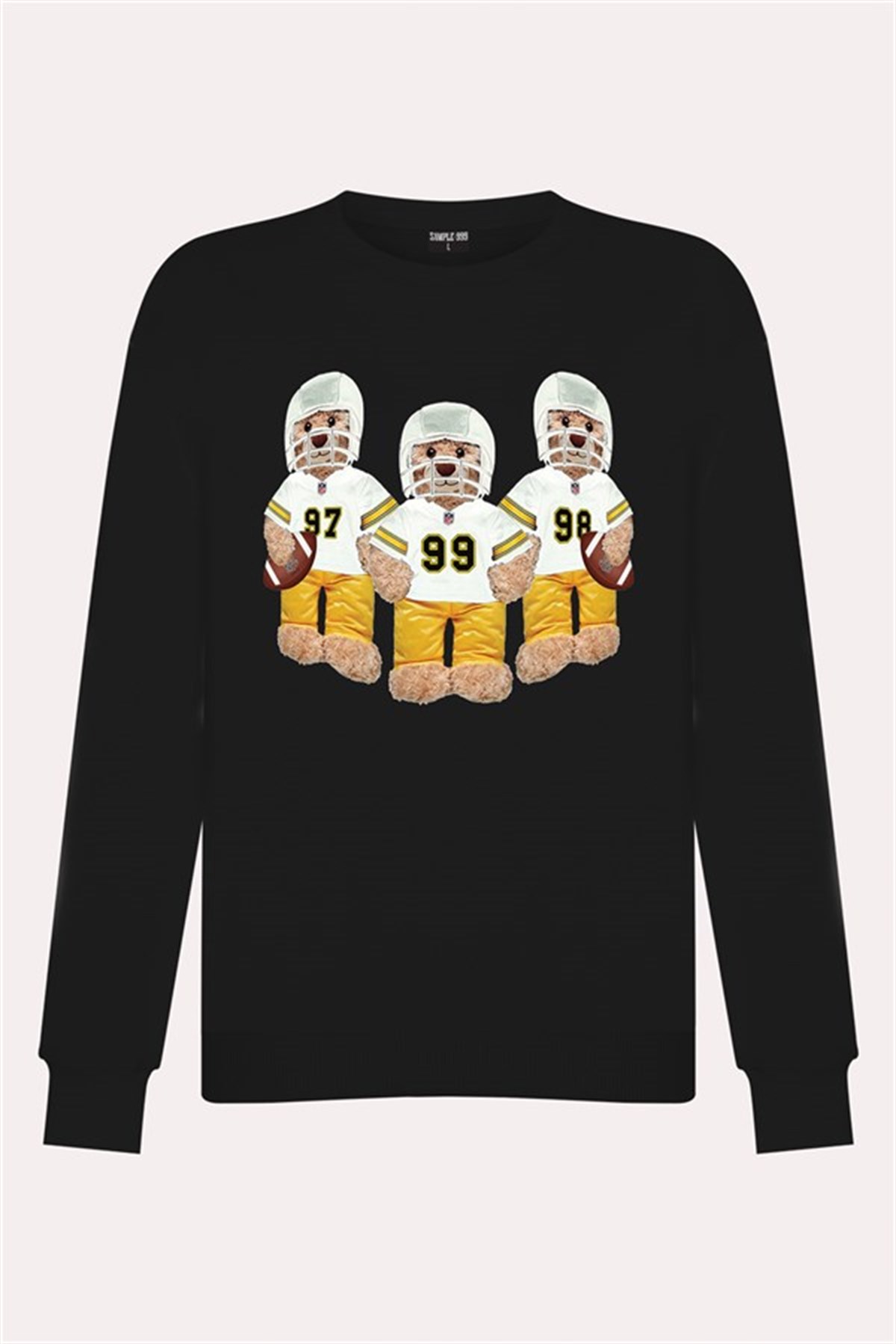 PRINTED TEDDY BEAR sweatshirt