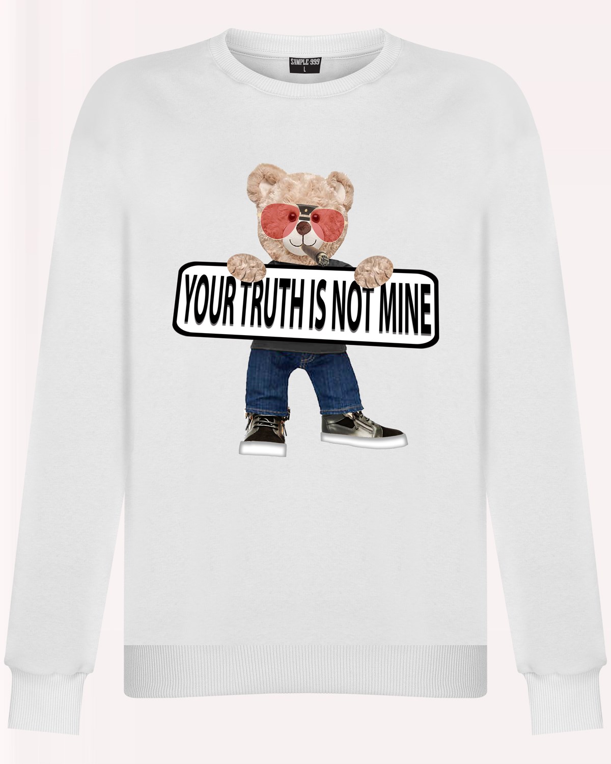 PRINTED TEDDY BEAR sweatshirt