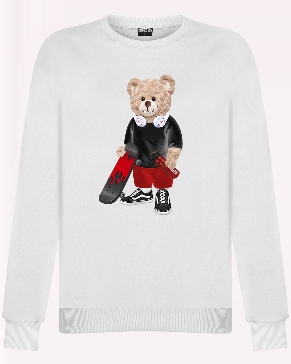 PRINTED TEDDY BEAR sweatshirt