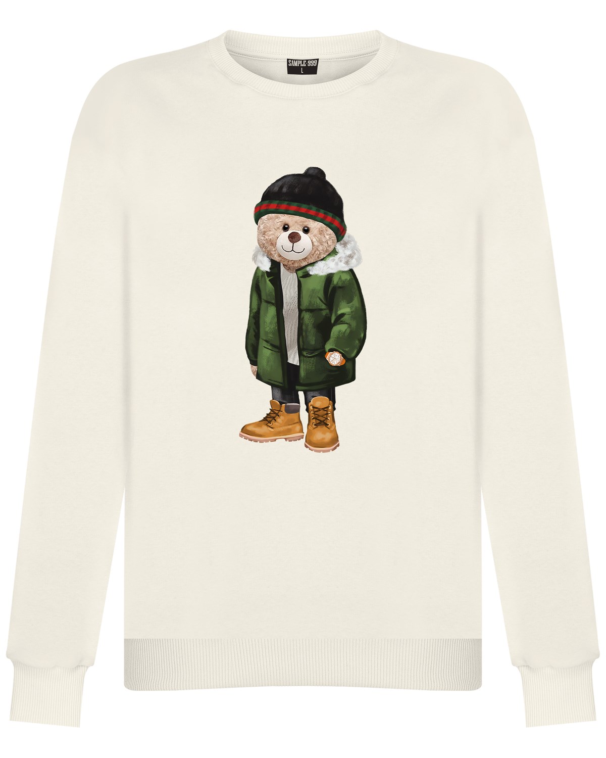 PRINTED TEDDY BEAR sweatshirt