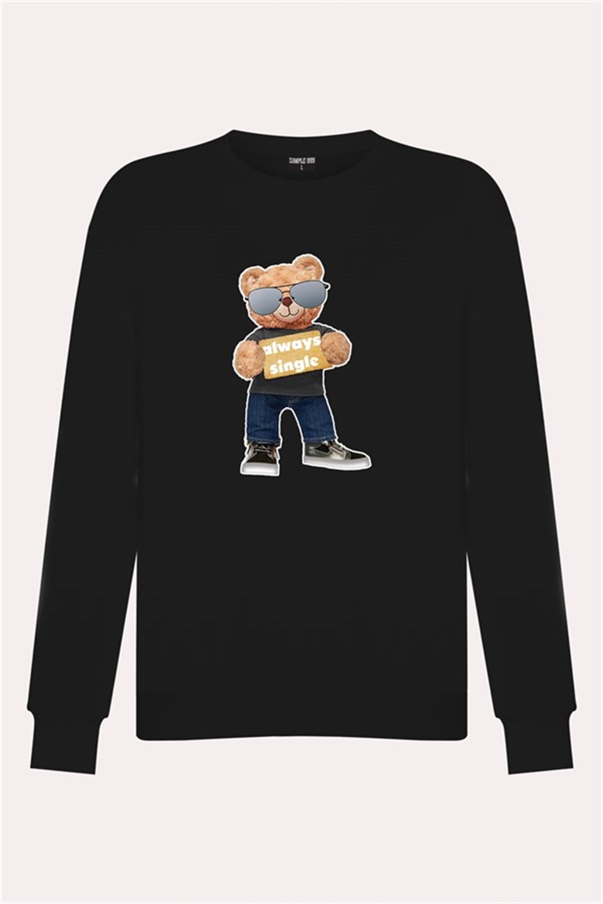PRINTED TEDDY BEAR sweatshirt