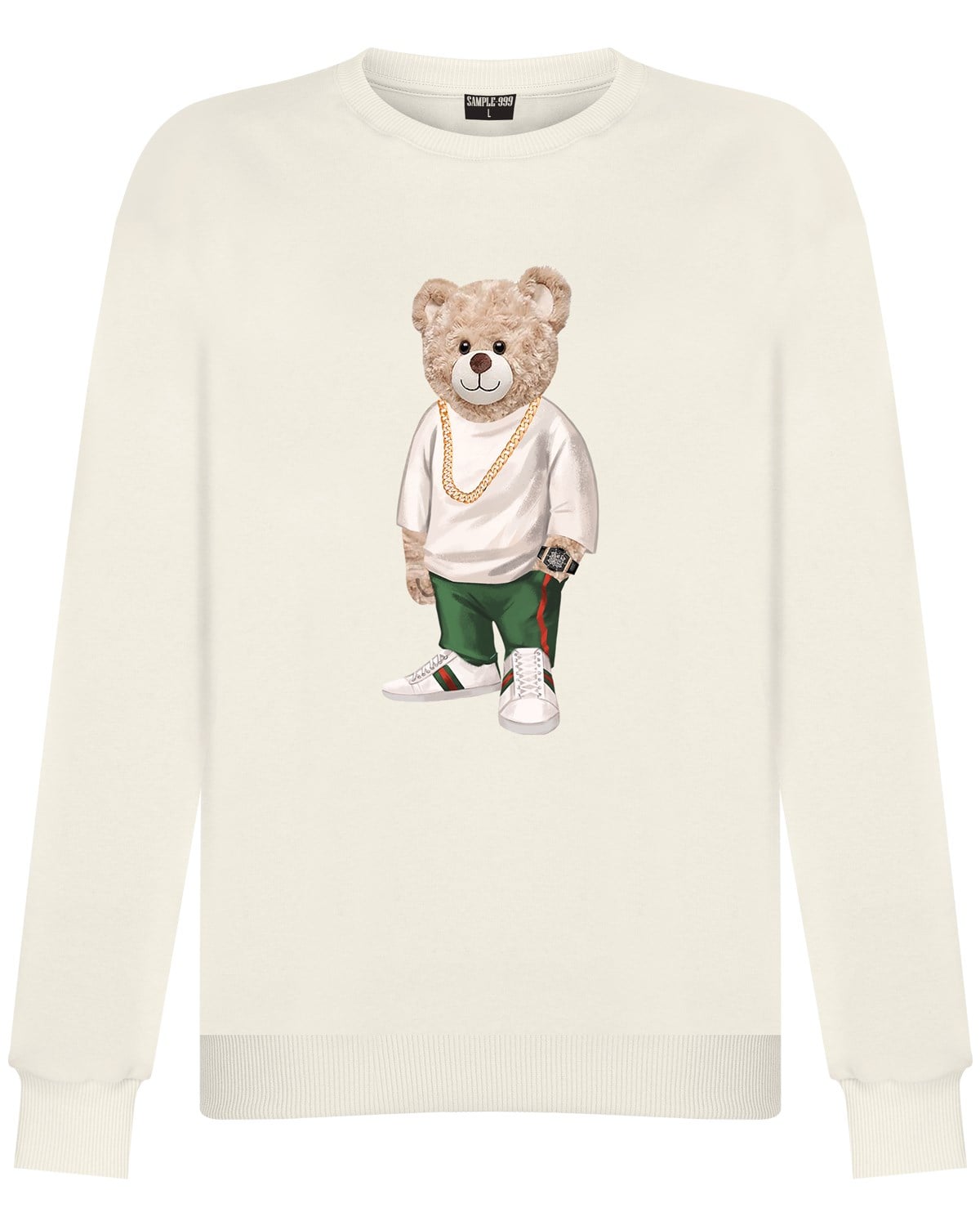 PRINTED TEDDY BEAR sweatshirt