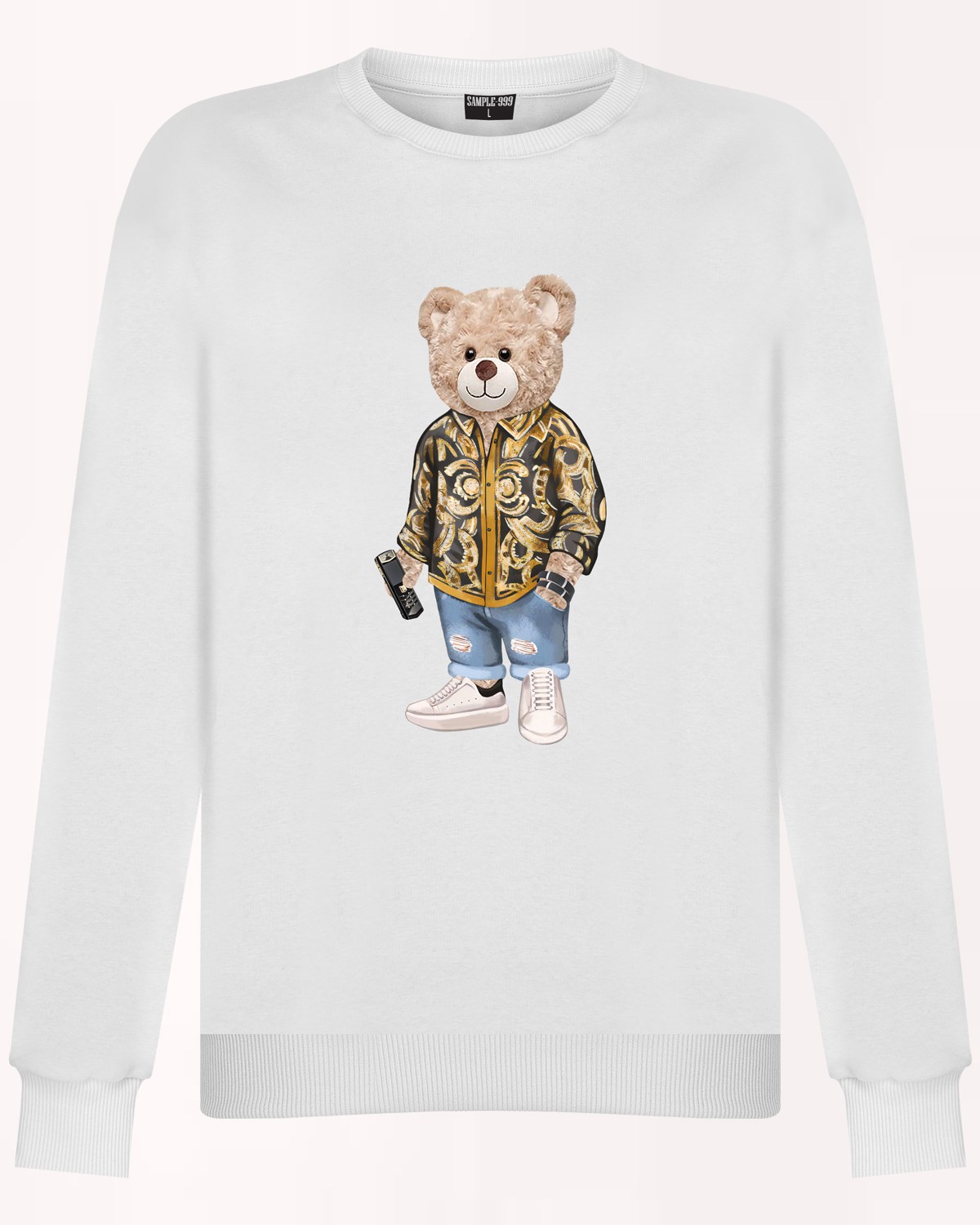 PRINTED TEDDY BEAR sweatshirt