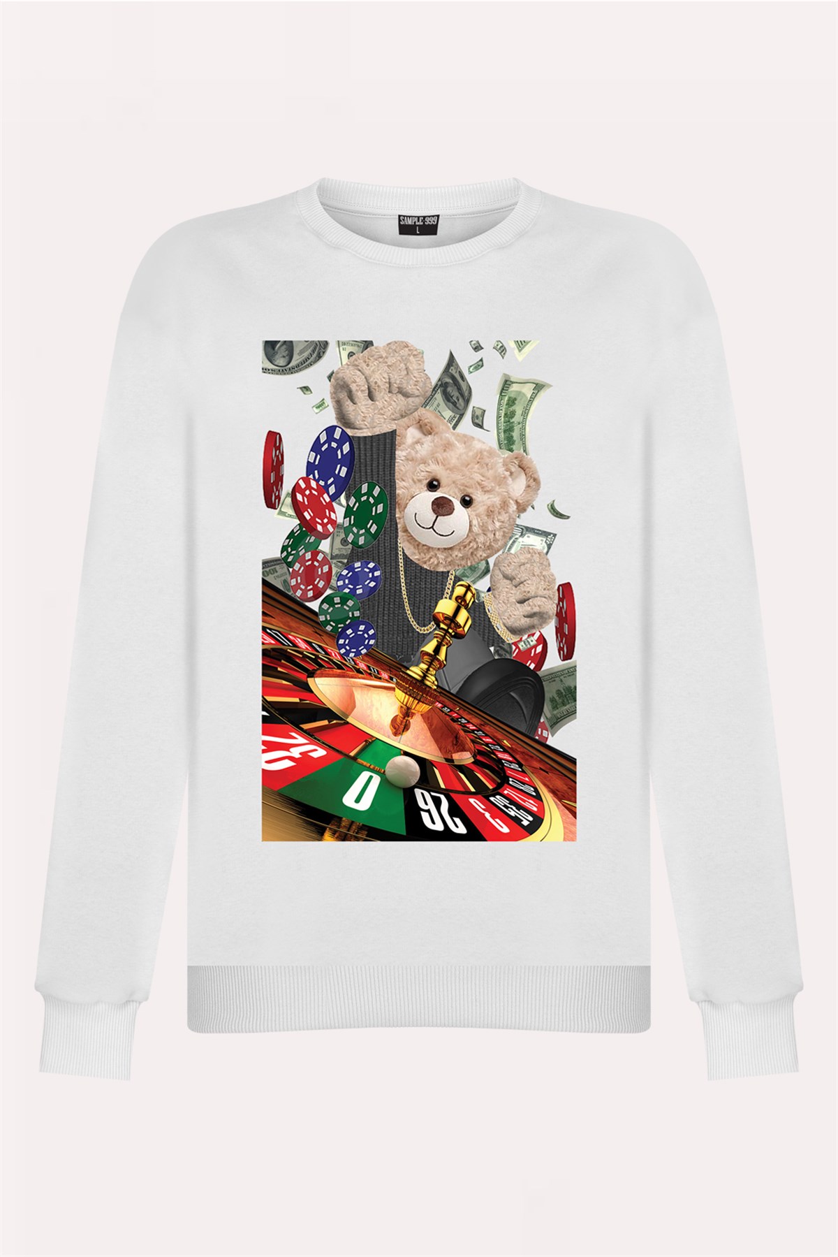 PRINTED TEDDY BEAR sweatshirt