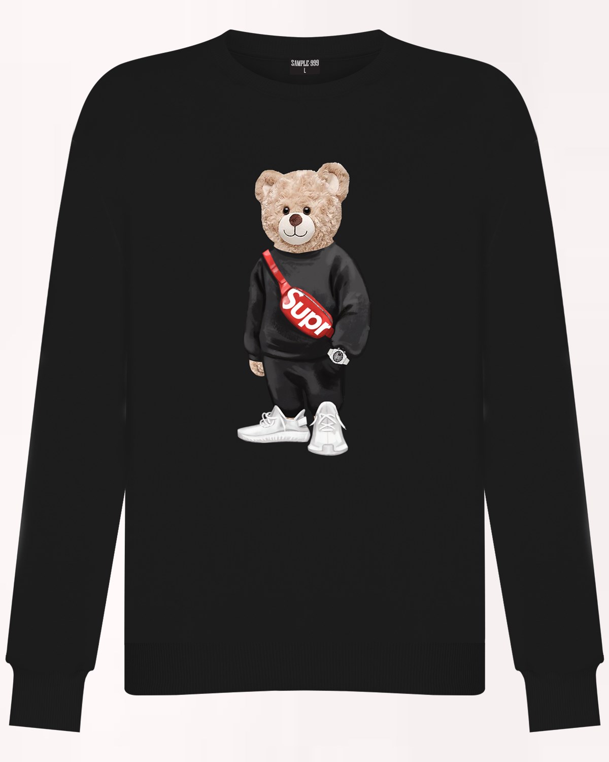 PRINTED TEDDY BEAR sweatshirt
