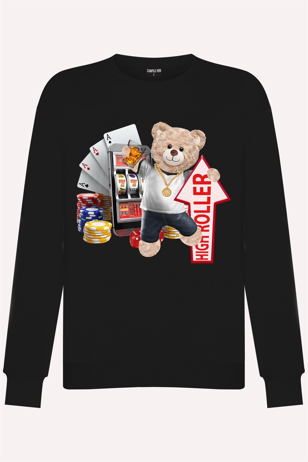 PRINTED TEDDY BEAR sweatshirt