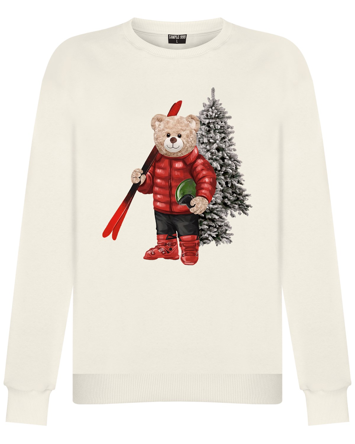 PRINTED TEDDY BEAR sweatshirt