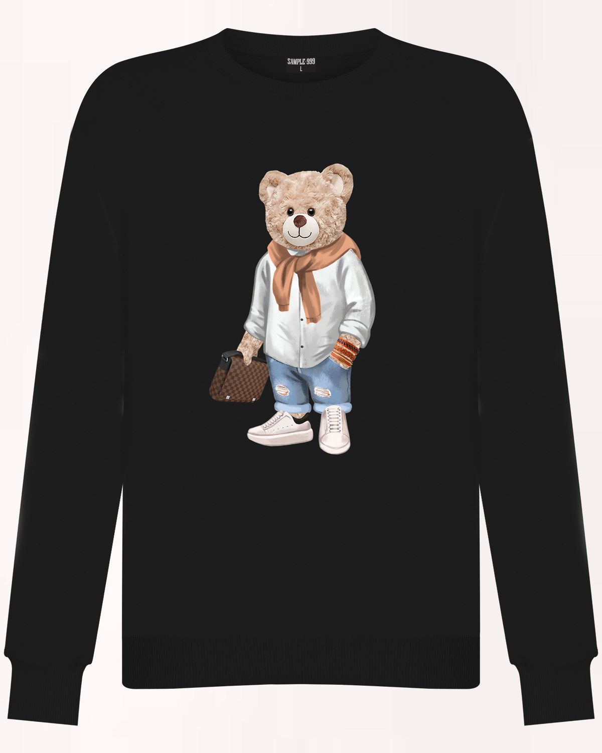 PRINTED TEDDY BEAR sweatshirt