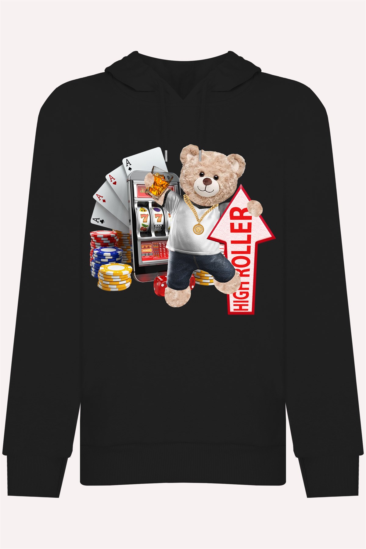 PRINTED TEDDY BEAR sweatshirt