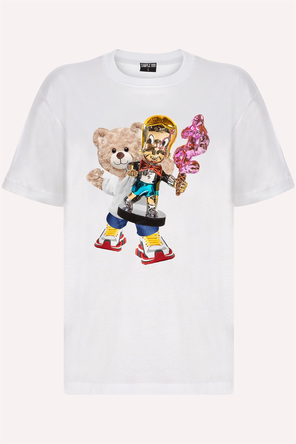 PRINTED TEDDY BEAR tshirt